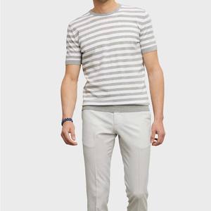 T-shirt homme unisexe surdimensionné de haute qualité en polyester/coton tissé lourd imprimé personnalisé-High Street Style Quick Dry - Product Image 2