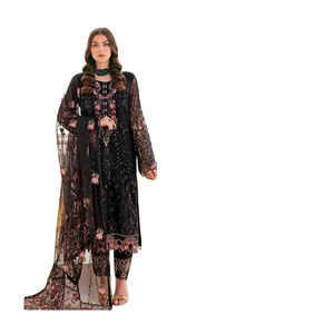 Shalwar Kameez Pakistaní para Mujer, para Fiestas, en Algodón y Seda, Colores Personalizados Disponibles, Alta Calidad - Product Image 5