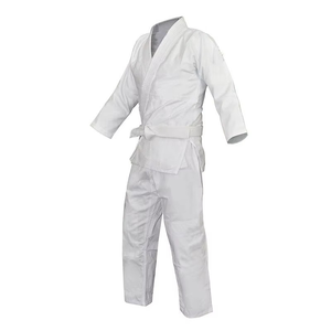 Uniforme de Karate Personalizado Blanco para Adultos, Poliéster/Algodón, Transpirable, Duradero, de Secado Rápido, Hecho a Medida - Product Image 2