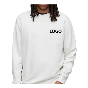 Sudadera de manga larga personalizada para invierno y otoño, sudadera básica para hombre, mezcla de algodón, cuello redondo, ropa de calle, sudaderas para hombre - Product Image 1