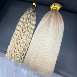 Cheveux en vrac-Prix de gros-8 ''-40''-Couleur ombre 7.7, 12.00-Vague naturelle-Naturel droit-Super Double qualité - Product Image 1