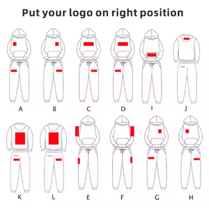 Sweat à capuche zippé pour homme en molleton 100 % coton/polyester, motif uni brodé, impression numérique, idéal pour l'hiver - Product Image 3