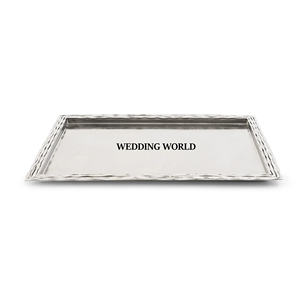 Bandeja de Chocolate Decorativa Ecológica de Metal, Calidad Premium, Hecha a Mano, Diseño Moderno y Lujoso, Nueva Forma Personalizada de Lujo - Product Image 2