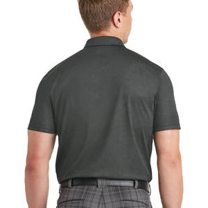 เสื้อโปโลสีเทาเรียบ ผู้ชาย พิมพ์โลโก้ตามสั่ง - Product Image 5