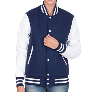 Chaquetas de mujer de nuevo estilo Varsity Precio al por mayor Servicio OEM Nueva llegada Chaquetas de mujer Chaqueta universitaria transpirable para mujer - Product Image 1