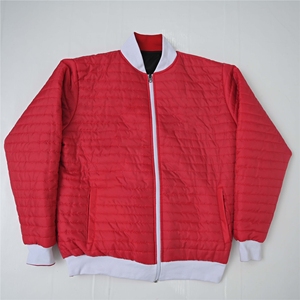 <b>Jacket</b> Winter Casual Loose Style Stand Collar Zipper Premium Lightweight Customized Color Canvas Front Bomber Closure Digital - Product Image 3