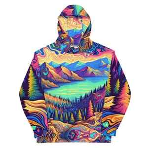 Sweat à capuche avec Imprimé Paysage de Forêt de Lac de Montagne pour Homme à Vendre - Product Image 2