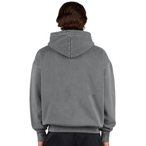 Sudaderas con Capucha de Alta Calidad para Hombre, Unisex, con Cierre, Logotipo Personalizado Bordado, Tejido Grueso 100% Algodón - Product Image 3