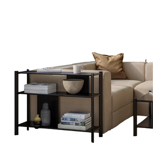 Mesa auxiliar decorativa moderna de aluminio para el hogar y la Oficina con acabado de color marrón hecho a mano clásico - Product Image 6