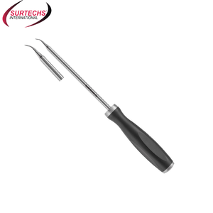 Surtechs Arthroscopie manuelle du genou Chondro Picks Pointe coudée à 40 degrés SÉRIE MICRO FRACTURE en acier inoxydable - Product Image 1