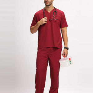 Costume personnalisé Vente en gros uniforme d'infirmière et de médecin d'hôpital médical Jogger Scrubs Vêtements d'hôpital professionnels - Product Image 1