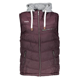 Chaleco acolchado personalizado ligero para hombre, chaqueta sin mangas con burbujas, chaleco acolchado de algodón cálido para ropa de invierno - Product Image 2