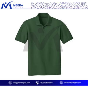 100% coton hommes coupe régulière Golf chemise broderie Logo manches courtes Golf Polo T-shirt vêtements de sport personnalisés - Product Image 2