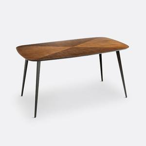 Mesa de comedor de Diseño Industrial de granja de metal cuadrado Estilo Vintage moderno 6 asientos muebles de interior hogar Hotel Villa comedor - Product Image 2