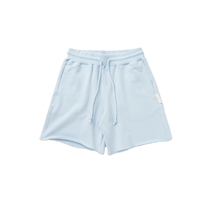Pantalones Cortos Bermuda de Algodón Gris para Hombre con Cintura Ajustable con Cordón y Bolsillos, Estilo Casual, Talle Medio, Tejido de Punto, Diseño Transpirable - Product Image 3