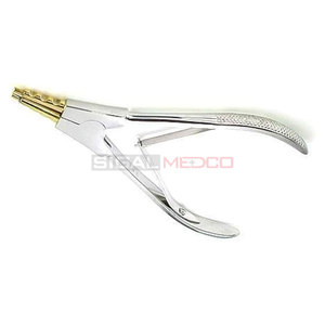 Alicates de apertura de anillo de punta de latón Construcción de acero inoxidable Agarre antideslizante Fabricación de joyas Expansor de anillo de reparación artesanal - Product Image 3