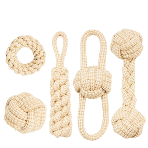 Оптовая продажа, прочные хлопчатобумажные игрушки для жевания собак, экологически чистые игрушки для обучения щенков, интерактивные принадлежности для домашних животных для чистки зубов - Product Image 5