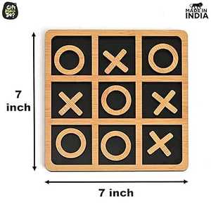 Boîte de jeu Tic Tac Toe en bois faite à la main de haute qualité belle décorative pour enfants adultes meilleur compagnon de voyage jouet promotionnel - Product Image 6