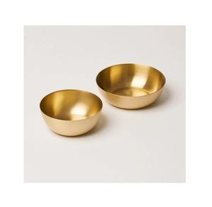 Cuenco para servir frutas de Metal dorado antiguo Diseño de plato redondo moderno para bodas y decoración del hogar Centro de mesa - Product Image 3