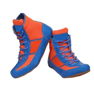 Chaussures de boxe de qualité supérieure, entraînement, Fitness, combat, marque privée, fabricant en gros, chaussures de boxe professionnelles - Product Image 1