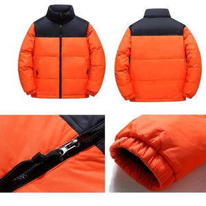 Veste bouffante à col montant épais et thermique de haute qualité pour hommes avec logo personnalisé pour hommes - Product Image 5