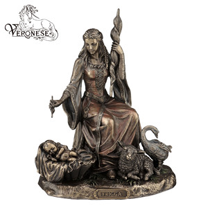 Veronese thiết kế-HECATE-GREEK Nữ Thần Ma Thuật-bức tượng nhựa trang trí nhà sang trọng được vẽ bằng tay - Product Image 6