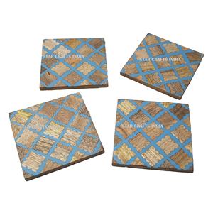 New Arrival Wholesale Price Natural <b>Coasters</b> for Drink Tea Coffee Bar Table <b>Coaster</b> Round Square <b>Slate</b> <b>Coasters</b> <b>Placemats</b> - Product Image 1