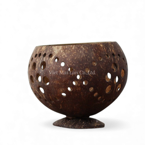 Natural Eco Friendly Coconut Shell <b>Tealight</b> <b>Holder</b> for Natural Home Styling and Everyday Decor - Product Image 1