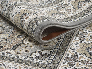 Alfombra turca de lujo hecha a máquina, Golden Almas Grey Premium para sala de estar, del fabricante de Gaziantep. - Product Image 2