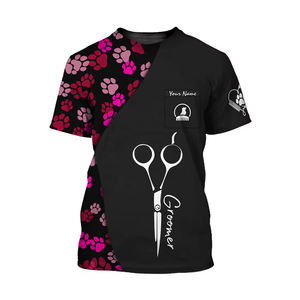 Cómodo uniforme de Barbar diseñado para uso diario en barberías con tela duradera y apariencia profesional elegante - Product Image 2