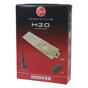 Sac à poussière en tissu 5 pièces pour filtres d'aspirateur Hoover H20 (installation rapide) - Product Image 2