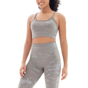 Logo personnalisé Respirant 2 Pièces Sport Yoga Gym Set pour Femmes Leggings Taille Haute et Soutien-Gorge Ajustable Grande Taille Workout Essentials - Product Image 6