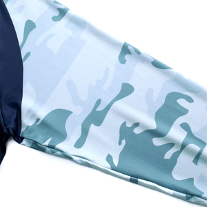 Sudadera con capucha de pesca de manga larga de rendimiento personalizado, ropa de tela de patrón sólido transpirable, camisa de pesca con protección UV - Product Image 3