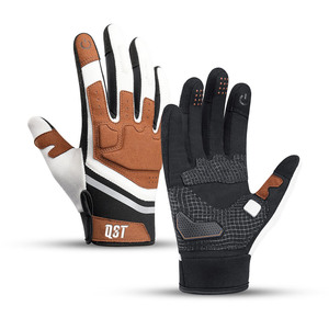 Guantes de Ciclismo de carreras de invierno para hombres y mujeres Fibra de carbono Antideslizante Acolchado Absorción de golpes Deportes de motocicleta Equipo al aire libre - Product Image 1