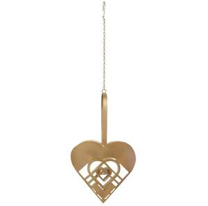 Porte-bougie en forme de cœur en fer doré pour bougies chauffe-plat, décoration pour la maison et le bureau, événements de mariage, quantité en gros - Product Image 1