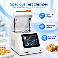 Analyseur de pureté de l'or XRF de bureau pour bijouterie, test de pureté de l'or, analyse non destructive des métaux précieux