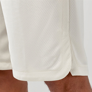 Short de basket-ball blanc Smoke Code avec cordon de serrage contrasté évacue l'humidité 4 voies extensible doux au toucher tissu léger - Product Image 5