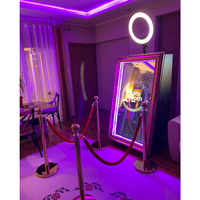 La machine à photomaton miroir magique étonnante, très populaire, kiosque à photomaton miroir