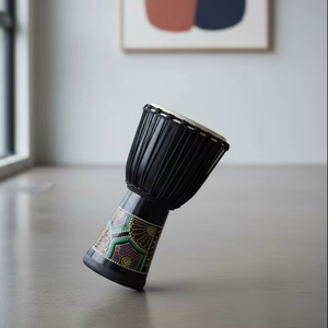 Solobeat กลอง Djembe ไม้อัดทำมือกลองขนาดเส้นผ่าศูนย์กลาง45ซม. - Product Image 1