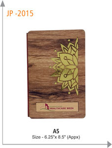 Custom Eco-Friendly <b>A4</b> Size Luxury Hardcover Business Wooden Journal Notebooks Premium Wooden Journal at Best Price - Product Image 5