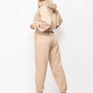 Conjunto Deportivo de Mujer con Capucha, Estilo Informal, Color Sólido, Ligero, Ecológico, Tejido Duradero, Acabado Impecable - Product Image 6