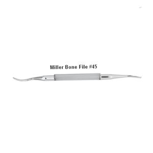Venta al por mayor instrumentos quirúrgicos dentales doble extremo Cruz dentada Miller hueso Lima de acero inoxidable herramienta de modelado de hueso dental - Product Image 5