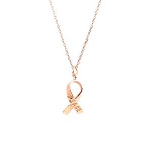 Collier en Or 14K et Argent Sterling 925 Plaqué Rhodium avec Ruban Gravé 'PEACE' et Pierres Principales en Zircon, Diamant et Perle, Livré en Boîte - Product Image 5