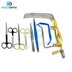Hôpital en acier inoxydable à prix d'usine utilise un ensemble médical de 24 pièces d'instruments de chirurgie plastique par KAHLU ORTHOPEDIC - Product Image 2