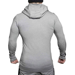 Último diseño de alta calidad de algodón mezclado gimnasio Fitness sudaderas con capucha de talla grande transpirable hombres gimnasio Fitness sudaderas con capucha - Product Image 2