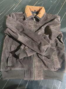 แจ็กเก็ตหนังแกะขนสัตว์มีซิปสำหรับผู้ชายแจ็คเก็ตหนังแท้ระบายอากาศได้ดีมีสไตล์ใหม่สำหรับฤดูหนาว - Product Image 4