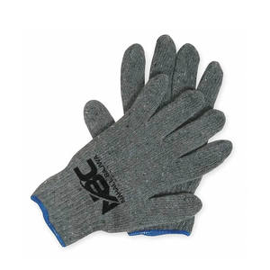 Guantes de seguridad de punto de algodón rojo para trabajos industriales, precio al por mayor - Product Image 3