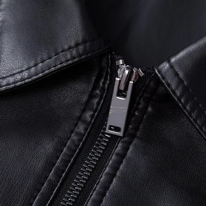 Traf เสื้อหนังผู้ชายมีสไตล์เข้ารูปทนทานมีซิปหนังคุณภาพสูงเหมาะสำหรับยกระดับความสบายของคุณ - Product Image 5