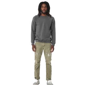 Bella toile unisexe éponge pull 100% coton polaire col rond haute qualité 300GSM sweat - Product Image 4