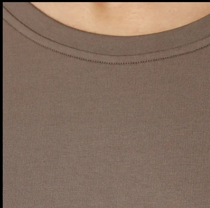 Camiseta de Mujer Casual de Corte Regular, Algodón y Poliéster, Cuello Redondo, Manga Corta, Transpirable, Secado Rápido, Jersey, Diseño Liso Digital - Product Image 6